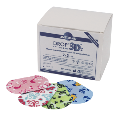 Drop 3D Boys & Girls Kinderpflaster 7cm x 5cm