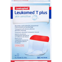 Leukomed T plus skin sensitive, sterile transparent dressing, WA 7.2 cm x 5.0 cm