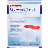 Leukomed T plus skin sensitive, steriler Transparentverband, WA 10,0 cm x 8,0 cm