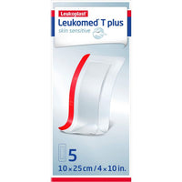 Leukomed T plus skin sensitive, steriler Transparentverband, WA 25,0 cm x 10,0 cm