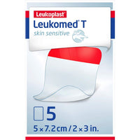 Leukomed T skin sensitive, sterile transparent dressing 7.2 cm x 5.0 cm