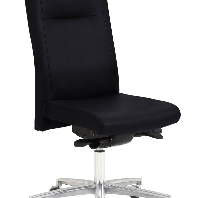 Mayer Drehstuhl XXL 2298 Leder schwarz