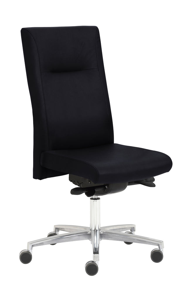 Mayer Drehstuhl XXL 2298 Leder schwarz