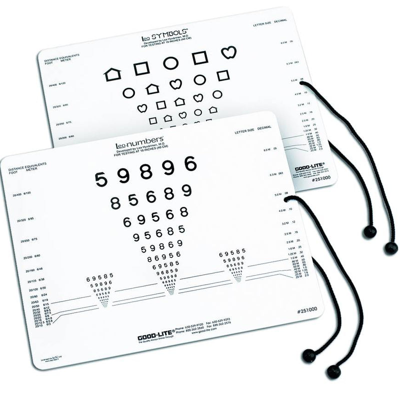 Trusetal LEA Symbole/Zahlen-Karte Nahsehtest