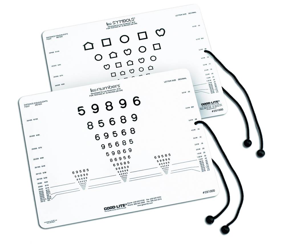 Trusetal LEA Symbole/Zahlen-Karte Nahsehtest