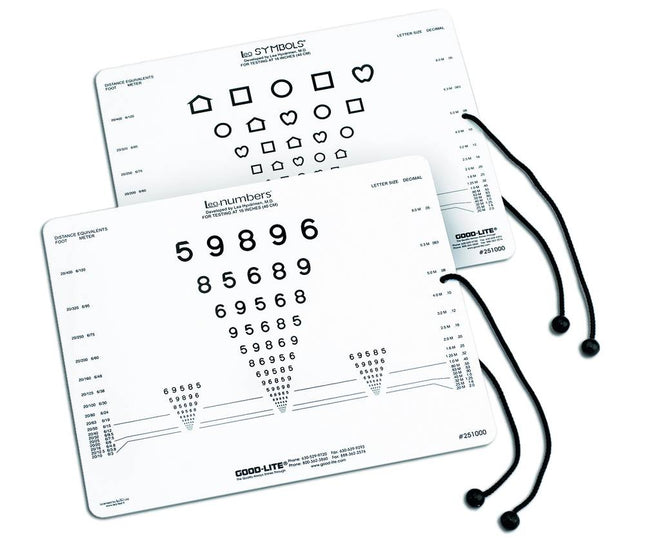 Trusetal LEA Symbole/Zahlen-Karte Nahsehtest