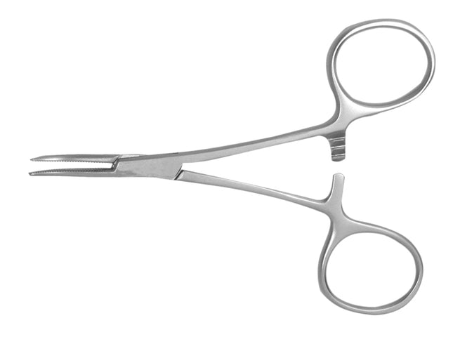 Single-use instrument (sterile) - HALSTED-MOSQUITO Forceps curved without teeth 12.5cm