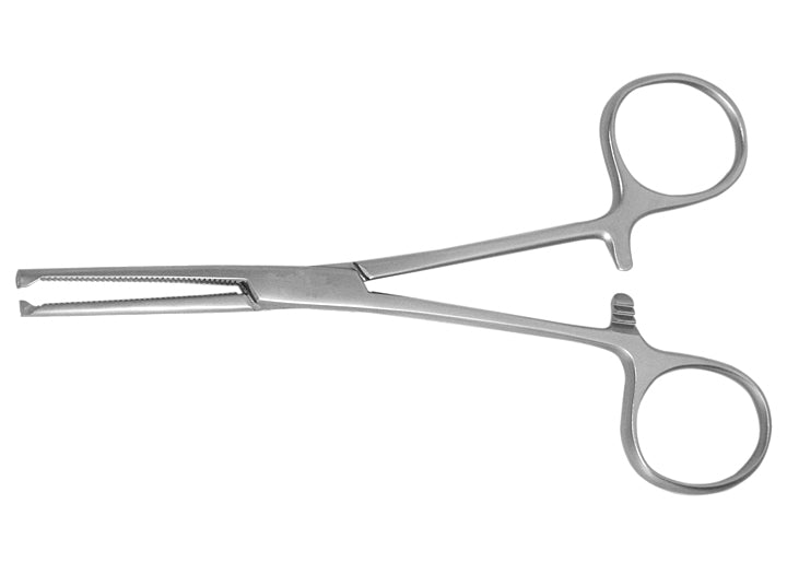 Single-use instrument (sterile) - KOCHER Forceps straight 1x2 teeth 14.5cm