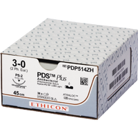 Nahtmaterial Ethicon PDS II PLUS UNGEF MONOFIL, PS2 MULTIP, USP 4/0, Fadenlänge 45cm