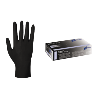 Nitril® Black Nitrile Examination Glove, Powder-Free, S