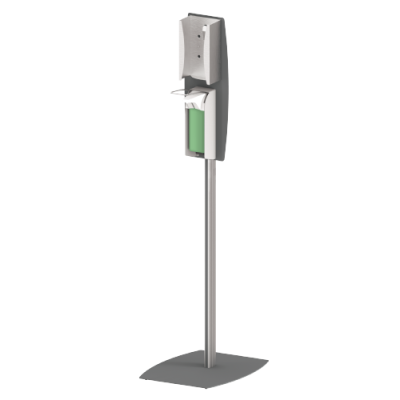Hygieneeinheit 3, Maße: 500 x 400 x 1748 mm (B x T x H)