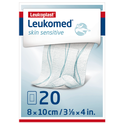Leukomed skin sensitive 8.0 cm x 10.0 cm