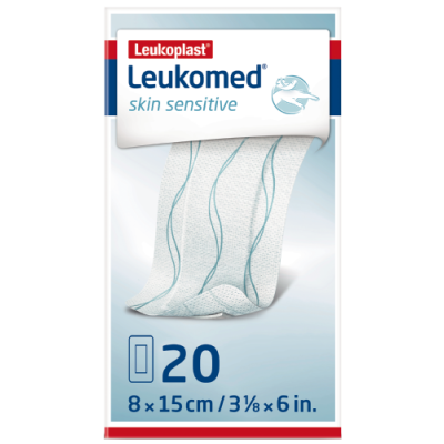 Leukomed skin sensitive 8.0 cm x 15.0 cm