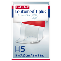 Leukomed T plus skin sensitive, sterile transparent dressing, WA 7.2 cm x 5.0 cm