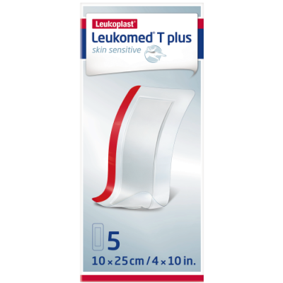 Leukomed T plus skin sensitive, steriler Transparentverband, WA 25,0 cm x 10,0 cm