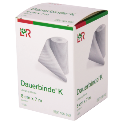 Dauerbinde K Long Stretch Bandage, 10cmx7m