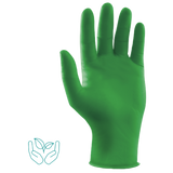 Nature Gloves, Nitrile Examination Gloves S, powder-free, green