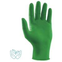 Nature Gloves, Nitril-Untersuchungshandschuh XL, puderfrei,grün