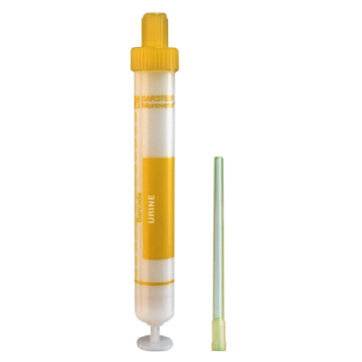Urin-Monovette®10ml Kunststoffetikett, transparent, mit Lichtschutz