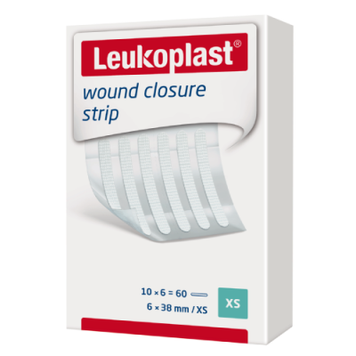 Leukoplast wound closure strip 6x38mm, 10x6 strips, sterile