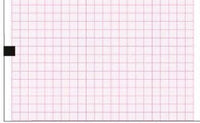 ECG paper for Nihon Kohden FQW 210-3-140, folded paper 210x140mm, 215 sheets, ECG 9130