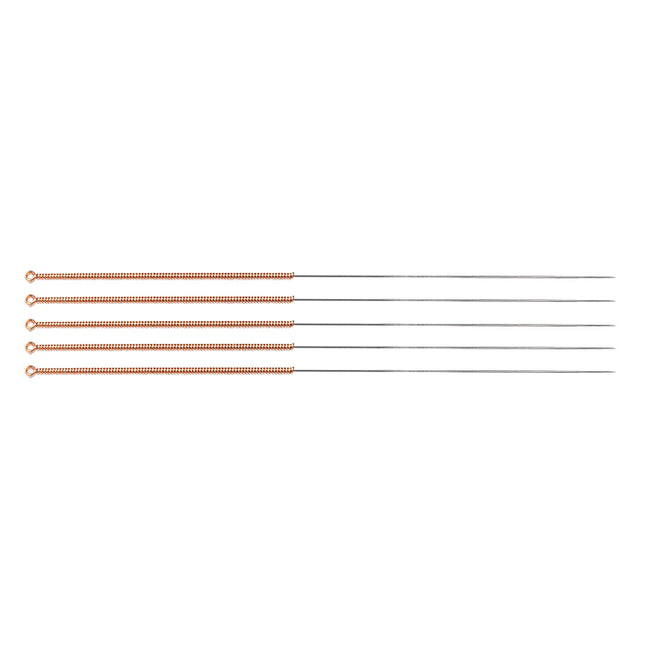 TeWa Acupuncture Needles, CB-Type 0.25x40mm, sterile, without Guide Tube, Copper Coil Handle