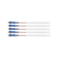 TeWa Acupuncture Needles, CJ-Type 0.20x30mm, sterile, with Guide Tube, Copper Coil Handle