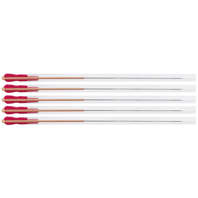 TeWa Acupuncture Needles, CJ-Type 0.25x40mm, sterile, with Guide Tube, Copper Coil Handle