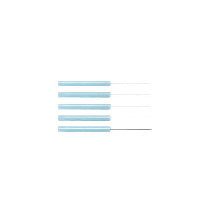 TeWa Acupuncture Needles, PB-Type, blue, 0.20x15mm, sterile, without Guide Tube, Plastic Handle
