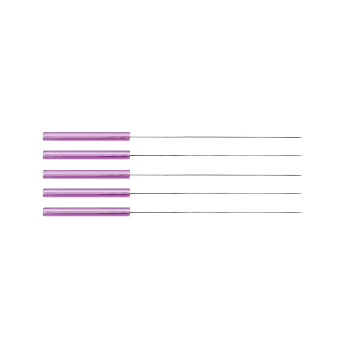 TeWa Acupuncture Needles, PB-Type, purple, 0.25x40mm, sterile, without Guide Tube, Plastic Handle