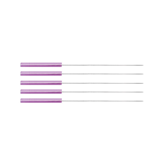 TeWa Acupuncture Needles, PB-Type, purple, 0.25x40mm, sterile, without Guide Tube, Plastic Handle