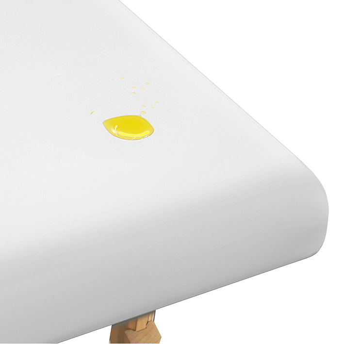 Liegenbezug mit PU-Beschichtung weiß 80x200cm