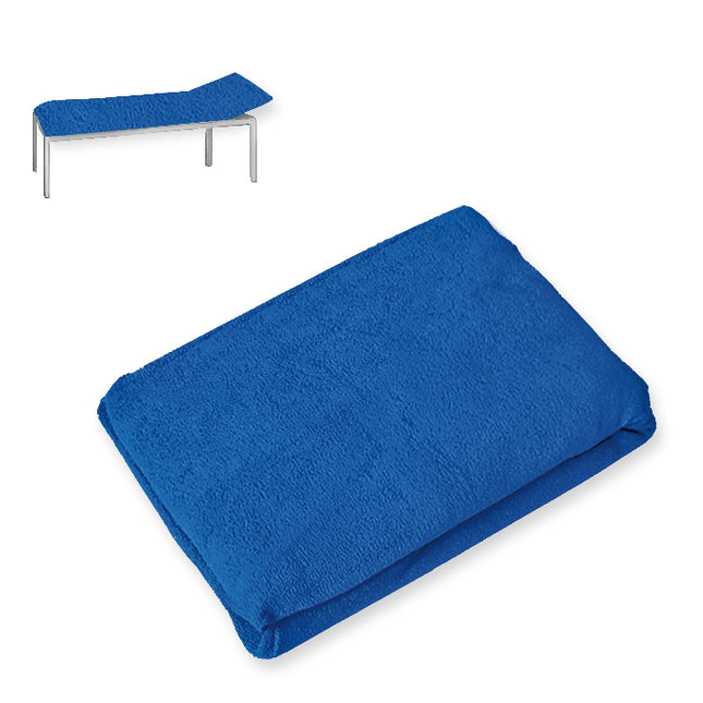 Liegenbezug Frottee royalblau 80x200cm