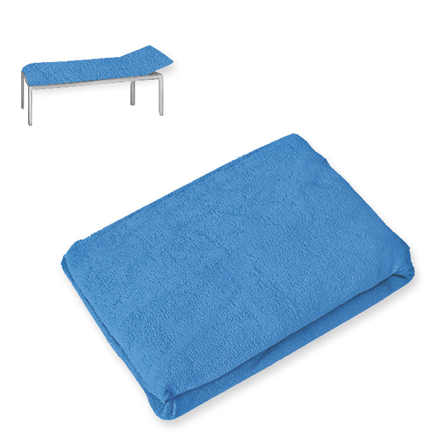 Liegenbezug Frottee aqua 80x200cm