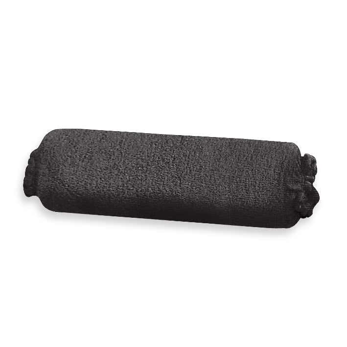 Nackenrollenbezug 40 cm/13 cm Ø, Schwarz