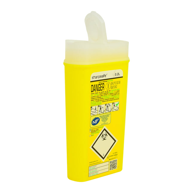 Sharpsafe Exchange, 0,2 L Decoupling for All Needle Types und Insulinpens(Recycled Plastic)