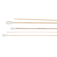 wiroBIGSWABBY, Cotton Swabs, Natural, Length ≈ 23 cm small cotton head, wooden stick