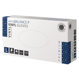 care & serve® - PREMIUM | wiroBALANCE P | Vinyl Gloves | transparent | L powdered