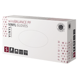 care & serve® - PREMIUM | wiroBALANCE PF | Vinyl Gloves | transparent | S powder-free