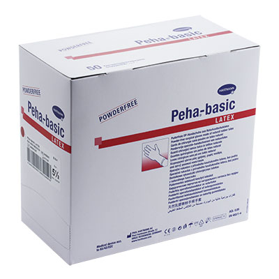 Peha-basic LATEX OP-Handschuhe, Gr. 5,5