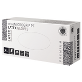 wiroMICROGRIP PF, Latex Gloves, white, XL powder-free