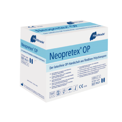 Neopretex OP-Handschuh aus Neopren, puder-u. latexfrei, Gr. 7,5