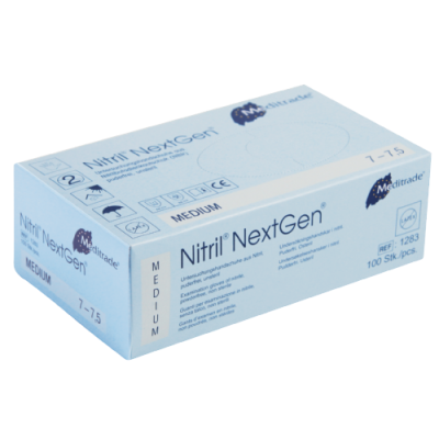 Nitril-Handschuhe, NextGen, blau, Größe extraklein, unsteril, puderfrei