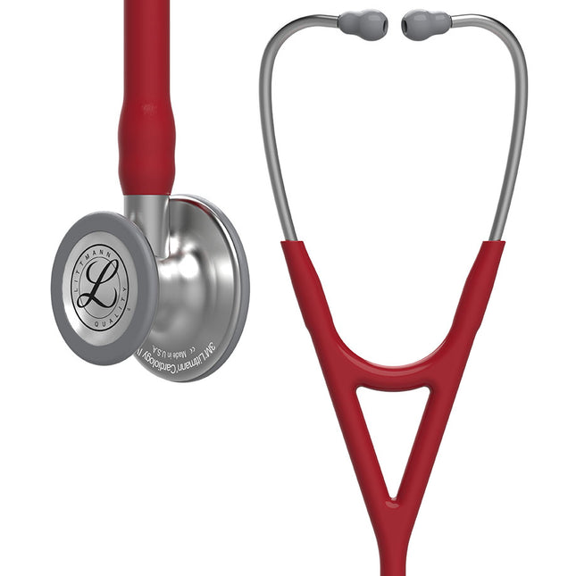 3M Littmann Cardiology IV™ Stethoskop, hochglanzpoliert, burgund