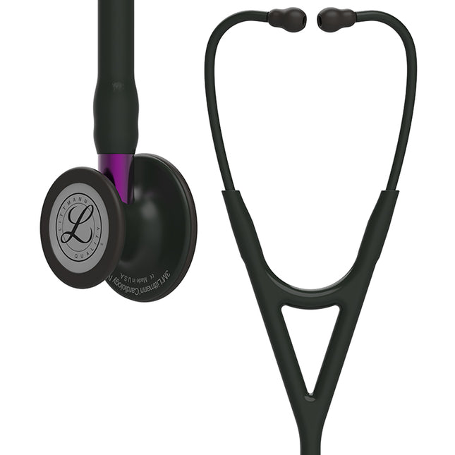 3M Littmann Cardiology IV™ Stethoskop, hochglanzpoliert, schwarz
