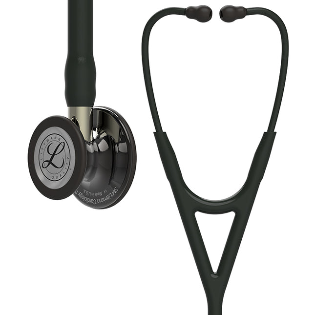 3M Littmann Cardiology IV™ Stethoscope, Smoke Edition high-polish, black