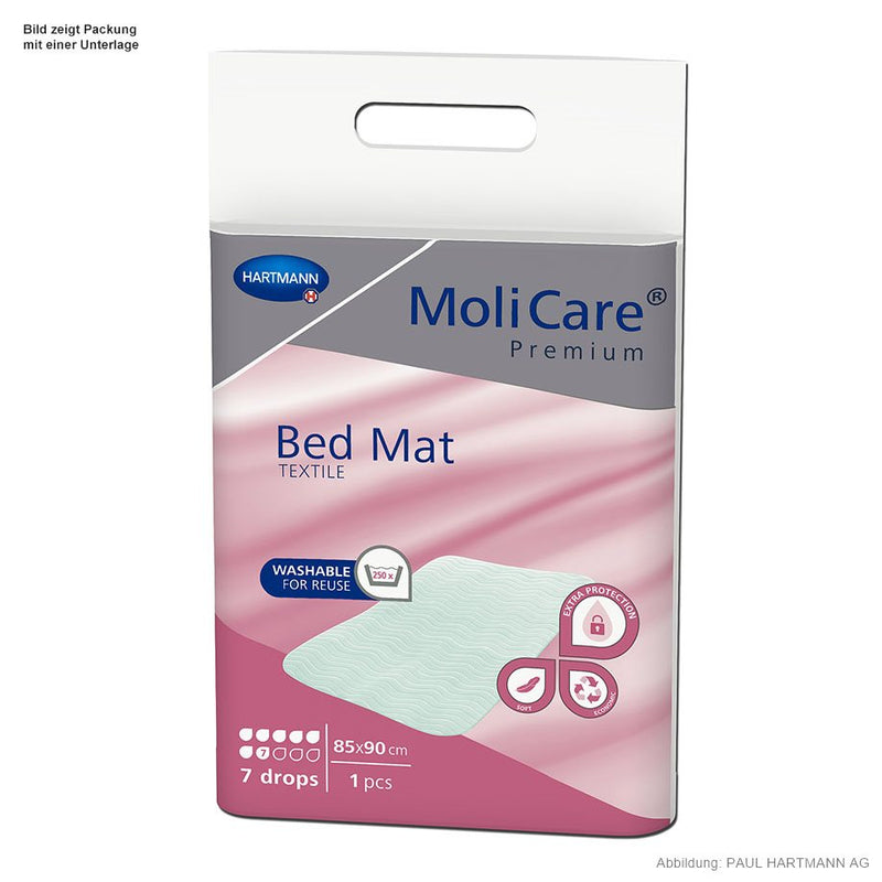 MoliCare® Premium Bed Mat TEXTILE, 7 Tropfen, 85 x 90 cm