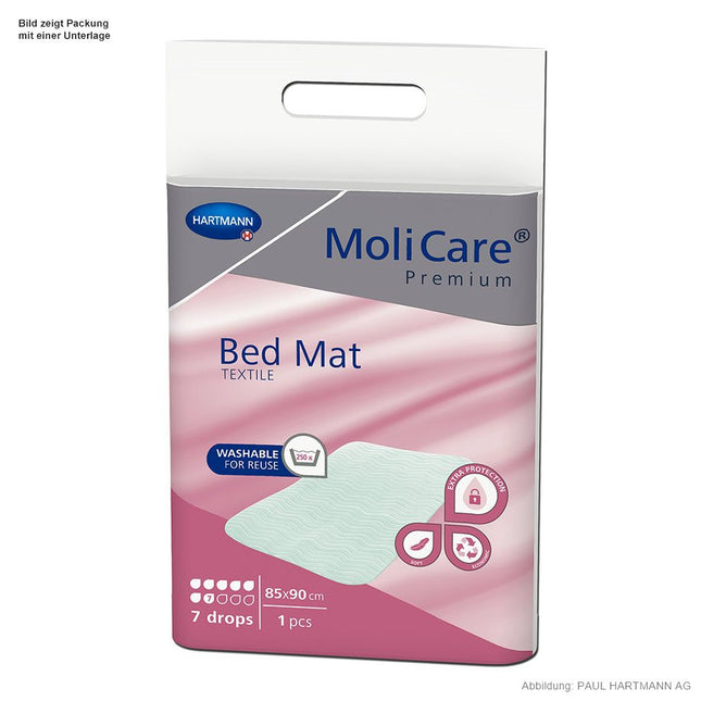 MoliCare® Premium Bed Mat TEXTILE, 7 Tropfen, 85 x 90 cm