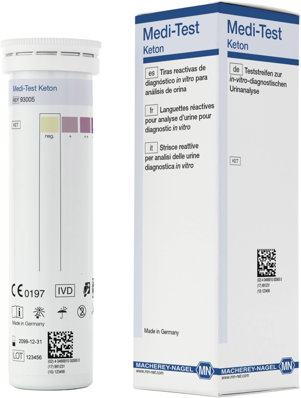 MEDI-TEST Keton Urinteststreifen (Macherey-Nagel)