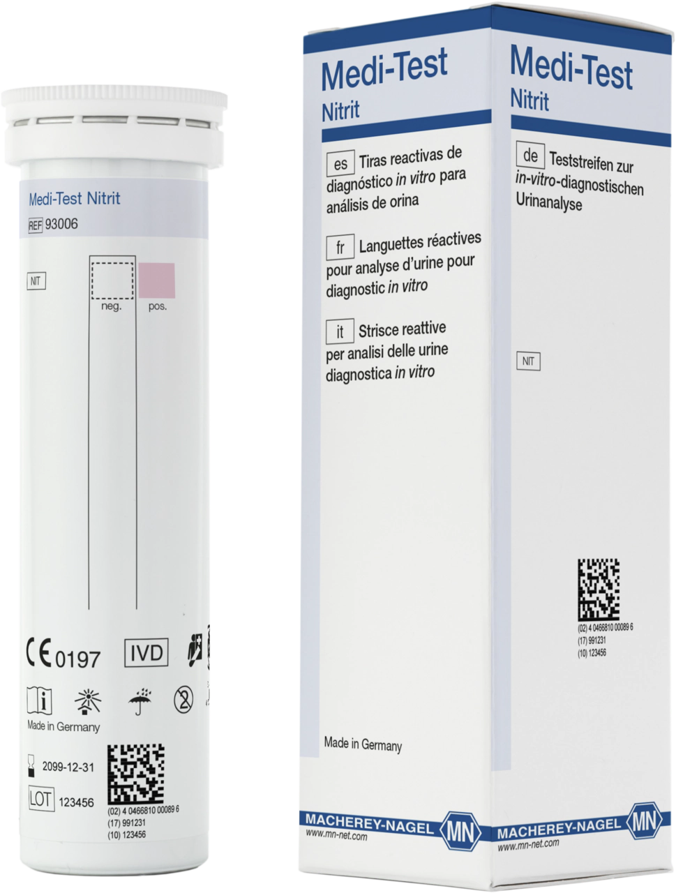 MEDI-TEST Nitrit Urinteststreifen (Macherey-Nagel)